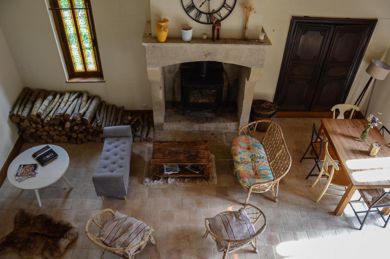 Chambre d'hôte de charme dans maison indépendante Preaux  Esterno foto